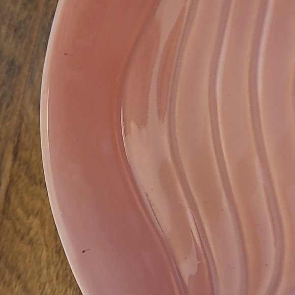 VINTAGE Salmon Pink California Pottery Serving Dishes, Set of 3 - Picture 10 of 16
